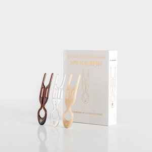 Nº 1 HAIRPIN | Set London Collection | Brown, Transparent, Soft Beige  (3x hairpins/unit) 
